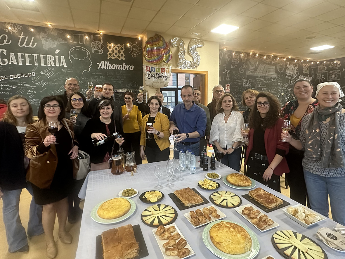 Università di valladolid / fine dei lavori e momento di relax