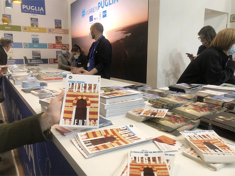 Pugliautentica.it / Bit Milano 2022 / stand regione Puglia