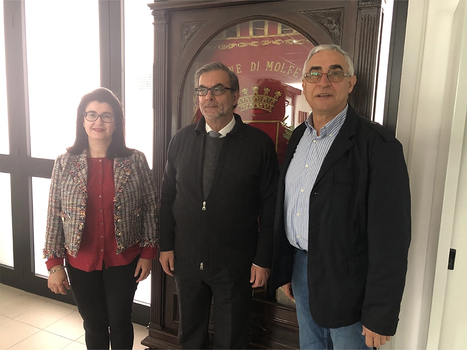 14 April 2019 / lecturers from the University of Valladolid meet the Mayor of Molfetta