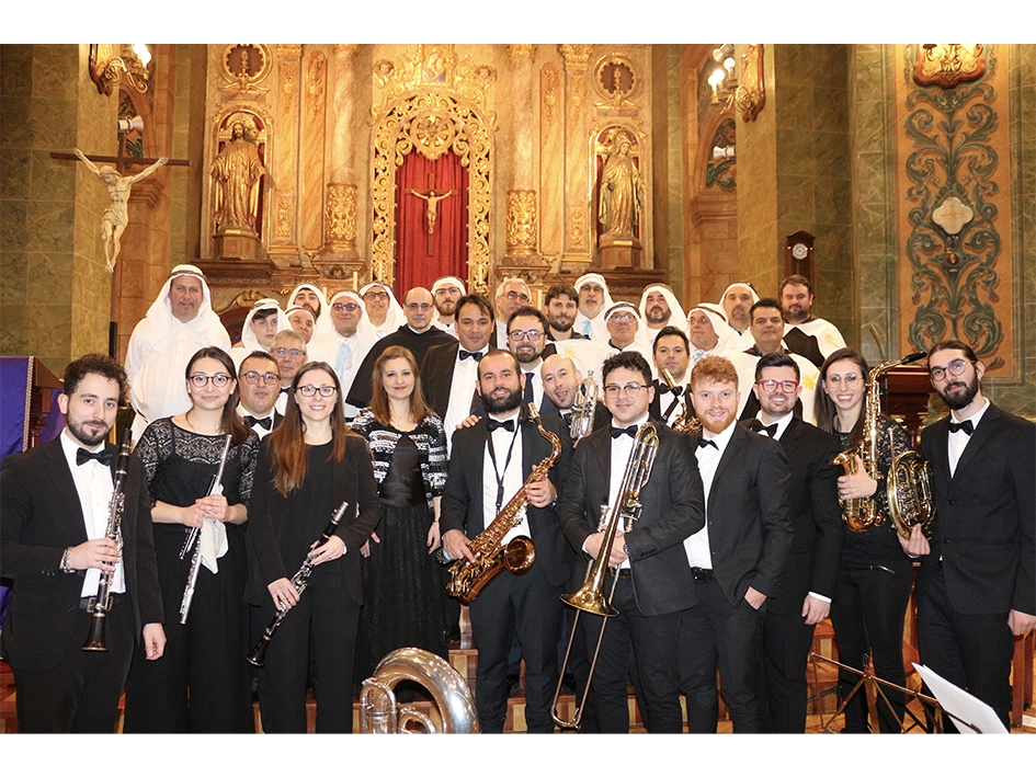 16 March 2019 / Valladolid / concert of the Bitonto Band and the Confratelli of Vico del Gargano