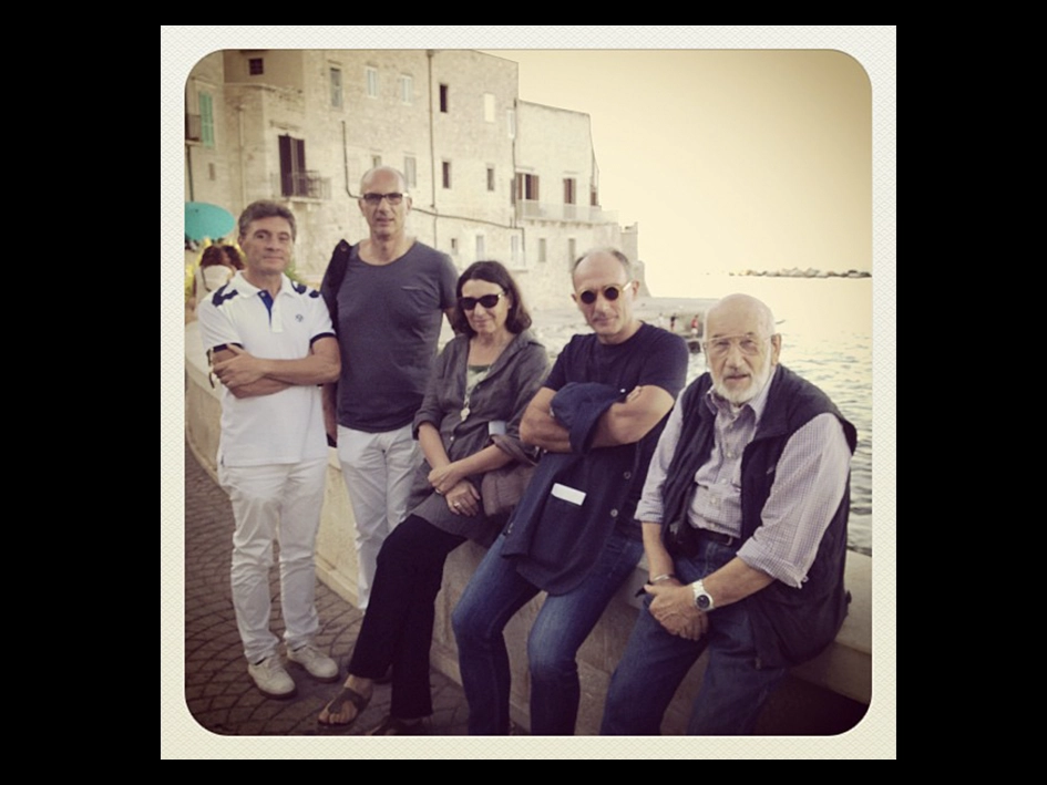 september 2013 / molfetta / the photo competition jury with maestro Gianni Berengo Gardin