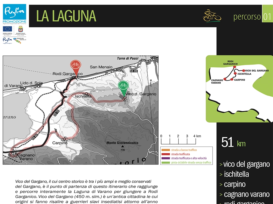 Bikepuglia / some of the recommended routes