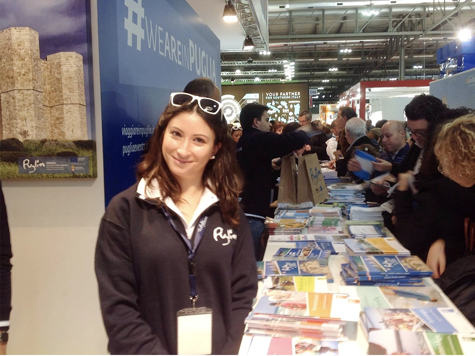 February 2014 / Bit Milano / Apulia region stand for visitmolfetta.it