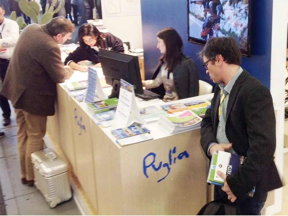 marzo 2014 / itb berlino / stand regione puglia per visitmolfetta.it