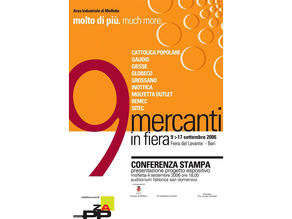 2006 Molfetta / fabbrica san domenico / presentation of the territorial communication&mkt project to the city