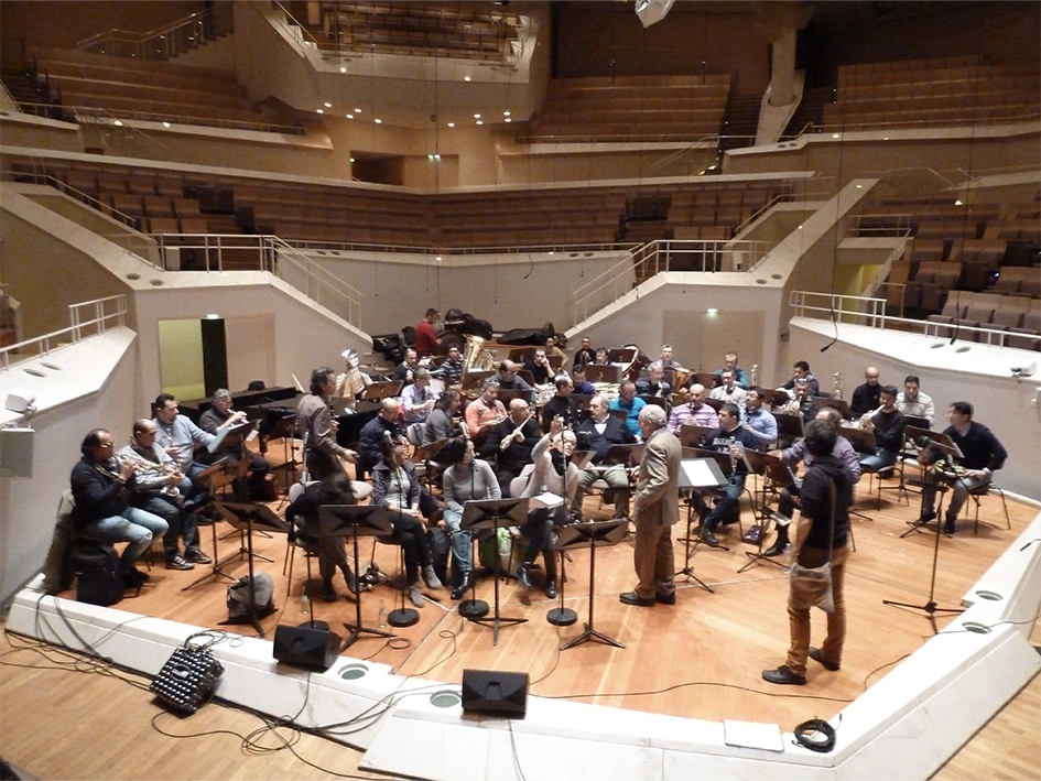 Berlin 2013 / Philharmonie / music rehearsals before the concert