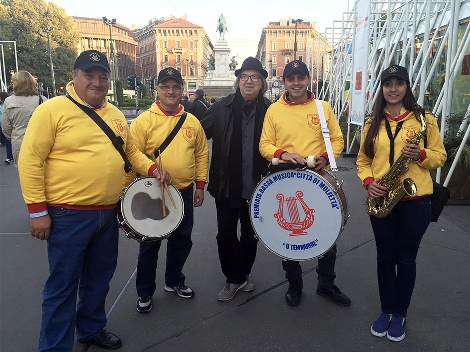 Expo Milano / October 2015 / the molfetta bass band and musician joe valeriano