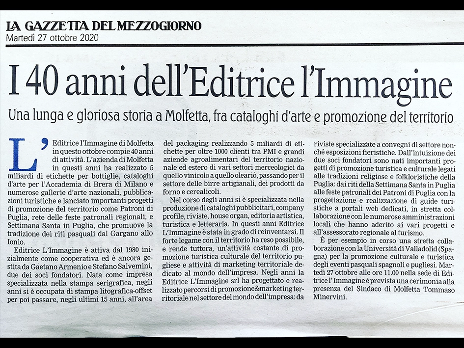 Corriere del Mezzogiorno / 2020 / the first forty years