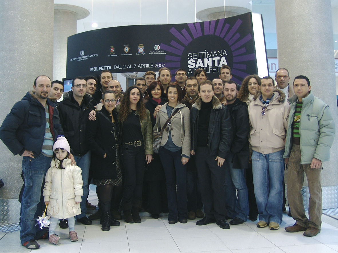 Bari 2007 / stand bari airport / staff promotion project - holy week molfetta