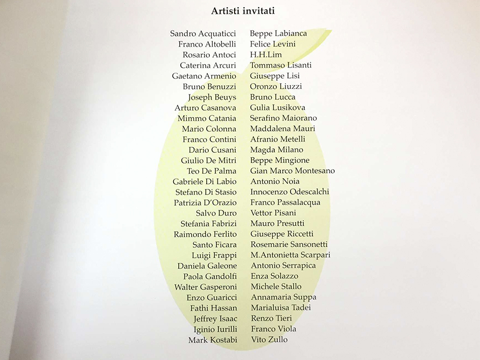 the artists invited to the art collective