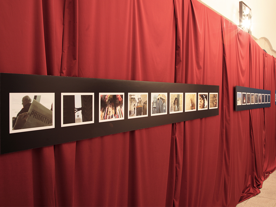 allestimento mostra fotografica del reportage 