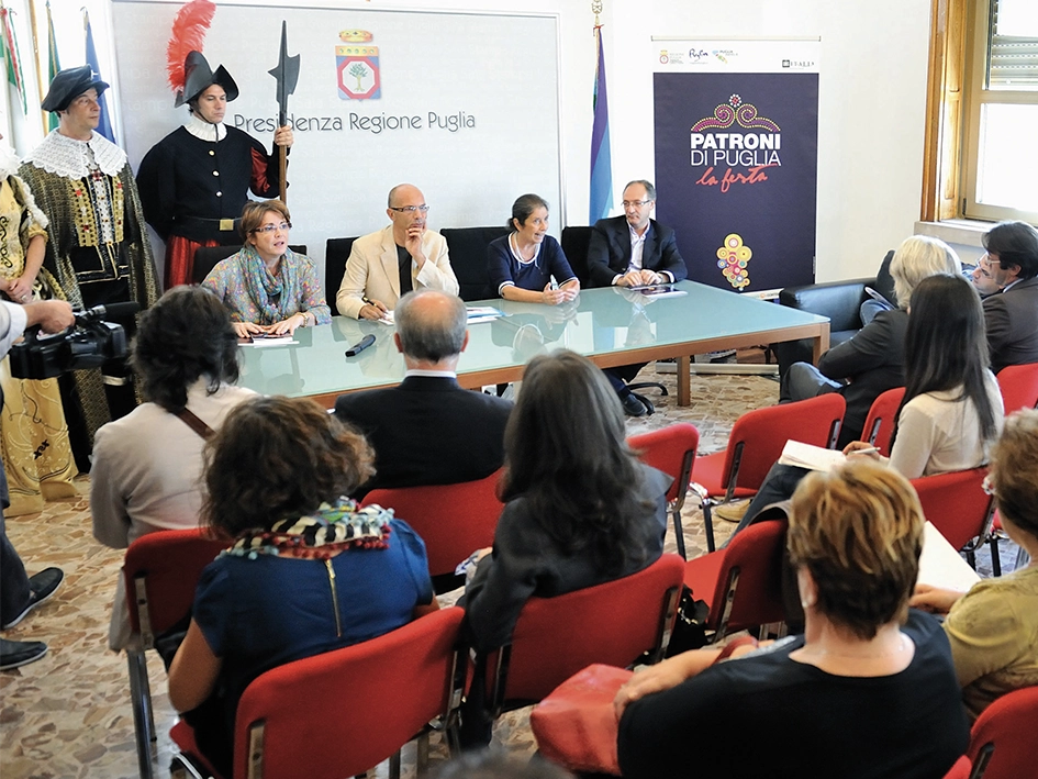 2012 Bari  / press conference at the presidency of the Puglia region